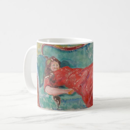 Edvard Munch - Auf dem Sofa Kaffeetasse (Vorderseite Links)