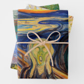 Edvard Munch - Auswahl der Meisterwerke Geschenkpapier Set (Beispiel)