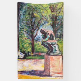 Edvard Munch - Der Denker von Rodin Banner