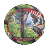 Edvard Munch - Der Denker von Rodin Baseball (Vorderseite Links)