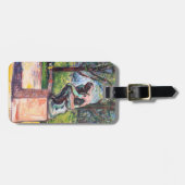 Edvard Munch - Der Denker von Rodin Gepäckanhänger (Vorderseite horizontal)