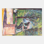 Edvard Munch - Der Denker von Rodin Geschenkpapier Set (Vorderseite 3)