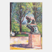 Edvard Munch - Der Denker von Rodin Geschenkpapier Set