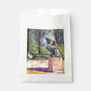 Edvard Munch - Der Denker von Rodin Geschenktütchen