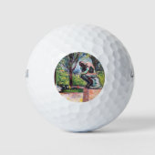 Edvard Munch - Der Denker von Rodin Golfball (Vorderseite)
