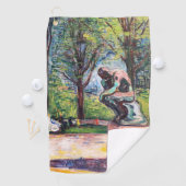 Edvard Munch - Der Denker von Rodin Golfhandtuch (Insitu)