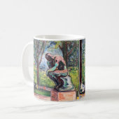 Edvard Munch - Der Denker von Rodin Kaffeetasse (Vorderseite Links)