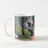Edvard Munch - Der Denker von Rodin Kaffeetasse (Links)