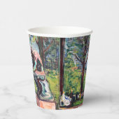 Edvard Munch - Der Denker von Rodin Pappbecher (Rechts)