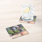 Edvard Munch - Der Denker von Rodin Rechteckiger Pappuntersetzer (Vor Ort)