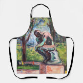 Edvard Munch - Der Denker von Rodin Schürze (Vorderseite)
