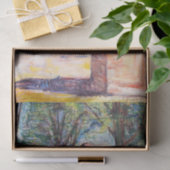 Edvard Munch - Der Denker von Rodin Seidenpapier (Geschenk)