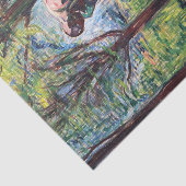 Edvard Munch - Der Denker von Rodin Seidenpapier (Ausschnitt)