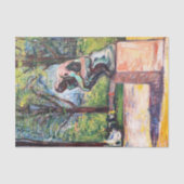 Edvard Munch - Der Denker von Rodin Seidenpapier (Vorderseite)