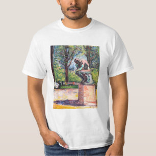 Edvard Munch - Der Denker von Rodin T-Shirt
