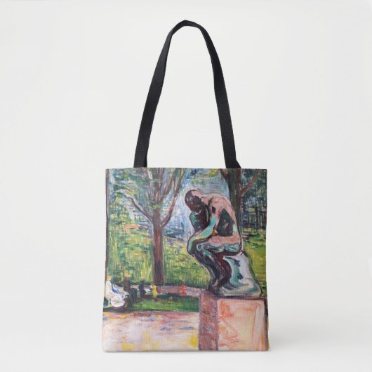 Edvard Munch - Der Denker von Rodin Tasche (Vorderseite)