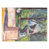 Edvard Munch - Der Denker von Rodin Tischdecke (Vorderseite (Horizontal))