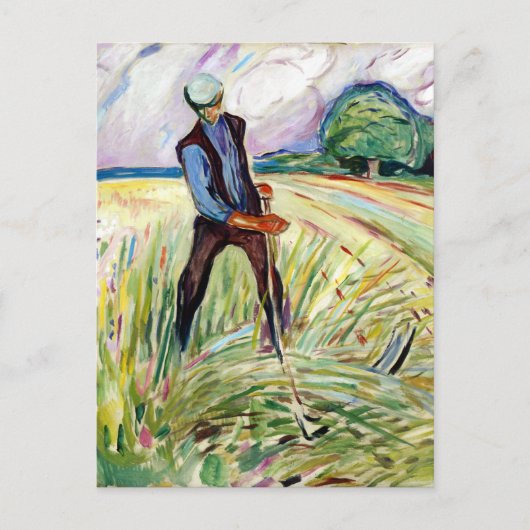 Edvard Munch der Haymaker Postkarte (Vorderseite)