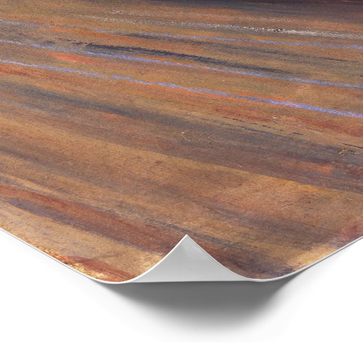 Edvard Munch der Katzenschrei Poster (Ecke)