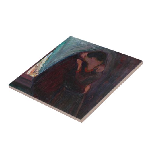 Edvard Munch - Der Kuss Fliese (Seite)