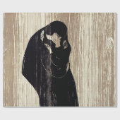 Edvard Munch - Der Kuss IV Geschenkpapier (Flach)