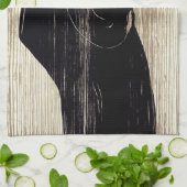 Edvard Munch - Der Kuss IV Geschirrtuch (Gefaltet)