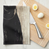 Edvard Munch - Der Kuss IV Geschirrtuch (Viertel Falte)