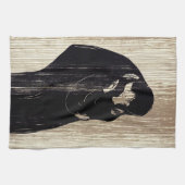 Edvard Munch - Der Kuss IV Geschirrtuch (Horizontal)