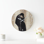 Edvard Munch - Der Kuss IV Große Wanduhr (Zuhause)