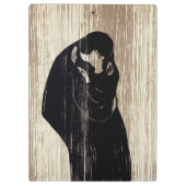 Edvard Munch - Der Kuss IV Klemmbrett (Rückseite)
