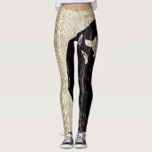Edvard Munch - Der Kuss IV Leggings (Vorderseite)