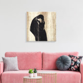 Edvard Munch - Der Kuss IV Leinwanddruck (Insitu (Wohnzimmer))