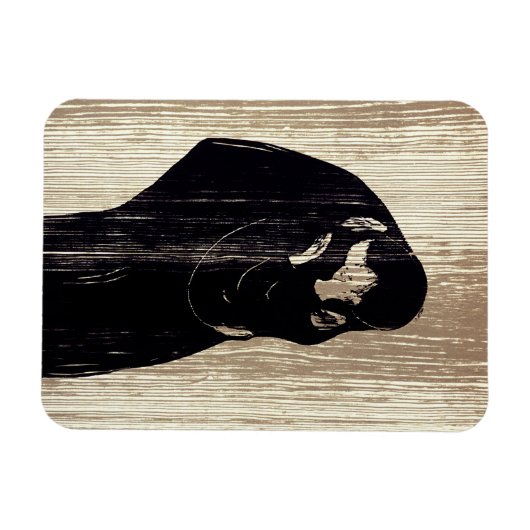 Edvard Munch - Der Kuss IV Magnet (Horizontal)