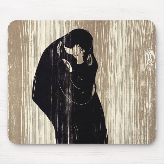 Edvard Munch - Der Kuss IV Mousepad (Vorne)