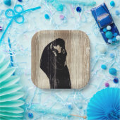 Edvard Munch - Der Kuss IV Pappteller (Party)