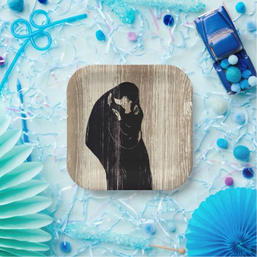 Edvard Munch - Der Kuss IV Pappteller (Party)