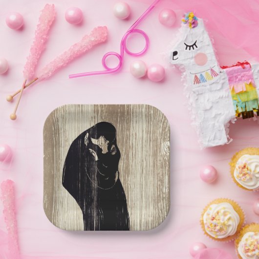 Edvard Munch - Der Kuss IV Pappteller (Party)