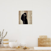 Edvard Munch - Der Kuss IV Poster (Küche)