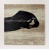 Edvard Munch - Der Kuss IV Puzzle (Horizontal)