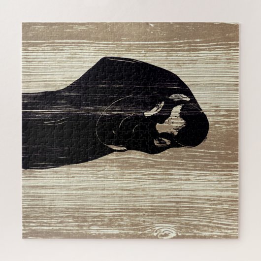 Edvard Munch - Der Kuss IV Puzzle (Horizontal)