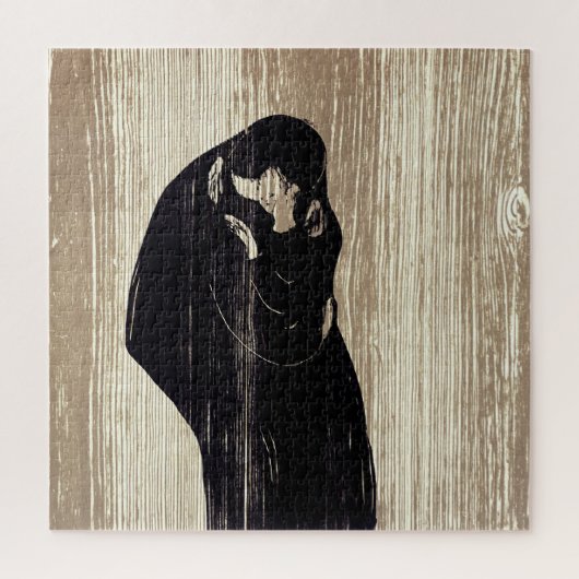 Edvard Munch - Der Kuss IV Puzzle (Vertikal)