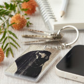 Edvard Munch - Der Kuss IV Schlüsselanhänger (Vorderseite rechts)