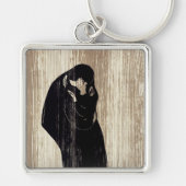 Edvard Munch - Der Kuss IV Schlüsselanhänger (Vorne)