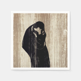 Edvard Munch - Der Kuss IV Serviette