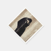 Edvard Munch - Der Kuss IV Serviette (Ecke)