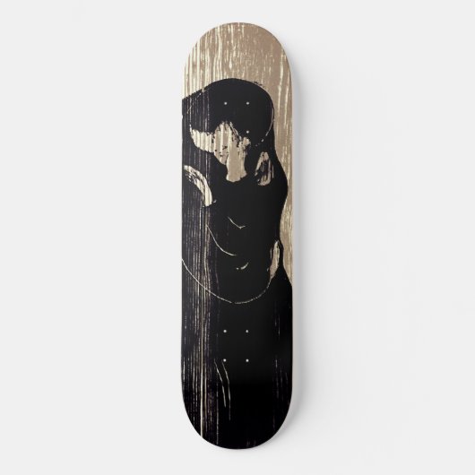 Edvard Munch - Der Kuss IV Skateboard (Vorderseite)