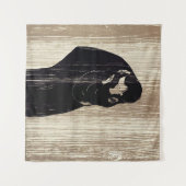 Edvard Munch - Der Kuss IV Wandteppich (Vorderseite (Horizontal))