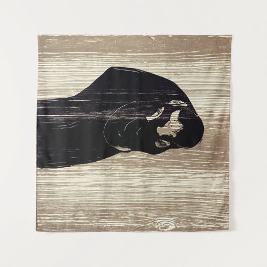 Edvard Munch - Der Kuss IV Wandteppich (Vorderseite (Horizontal))