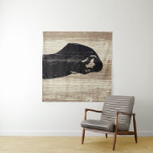 Edvard Munch - Der Kuss IV Wandteppich (Beispiel (Horizontal))