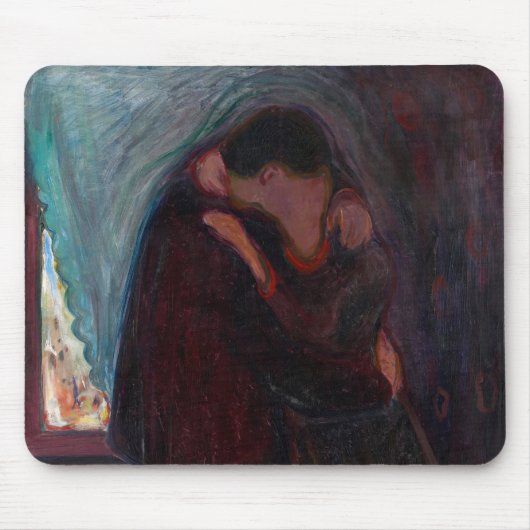 Edvard Munch - Der Kuss Mousepad (Vorne)